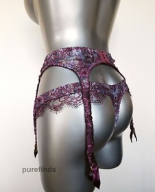 AGENT PROVOCATEUR SOIREE LATUTA SUSPENDER BELT ONLY SIZE 2 RRP &pound;395 NWT