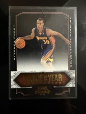2009-10 Stephen Curry Playoff ROY Contenders GOLD /100 #10 Rookie Of The Year Rc