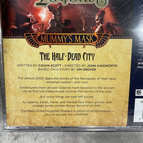 Pathfinder Legends The Mummys Mask:The Half-Dead City #01 Full Cast Audio Action - Picture 4 of 4