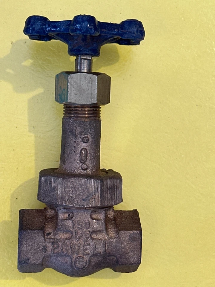 1/2" BRONZE  150# THREADED RISING-STEM POWELL GATE VALVE  (FIG.2714) - Image 2 of 4