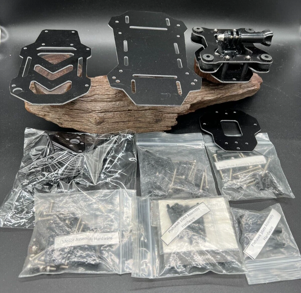 3DR Robotics (X8) Drone Frame Kit, Carbon Fiber Plates and Hardware / Props - Image 3 of 4