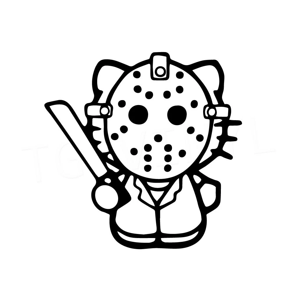 friday the 13th jason coloring pages