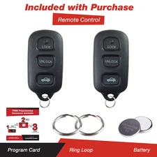 2x For 2002 2003 2004 2005 2006 Toyota Camry Car Remote Keyless Entry Key Fob