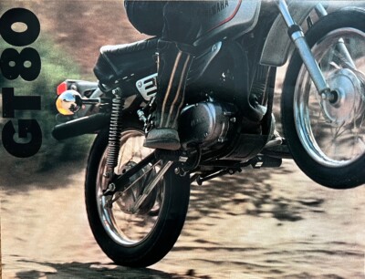 1979 Yamaha GT80 4-page brochure-Vintage Original NOS GT 80
