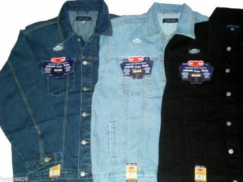 OG Chore Coat Black Heavy Stone Wash - Giacca Denim Jeans Uomo Nera - Foto 5