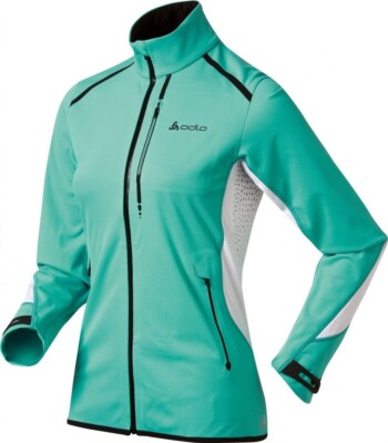 ODLO Logic Softshell Jacket Cycling Running Hiking Windproof Lady Women Blue M