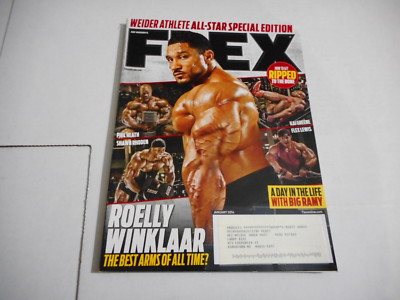 JAN 2014 FLEX body building magazine ROELLY WINKLAAR