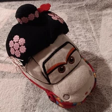 Pixar Cars 2 Movie 7" Bean Bag Plush Kabuki Dancer Okuni Disney Store