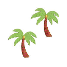 Medium Palm Tree with Coconut (2-Pack) Iron On Patch