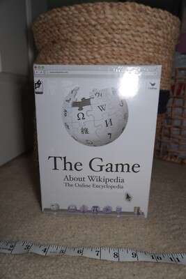 The Game About Wikipedia Online Encyclopedia Ages 8+ 2-4 players New Sealed