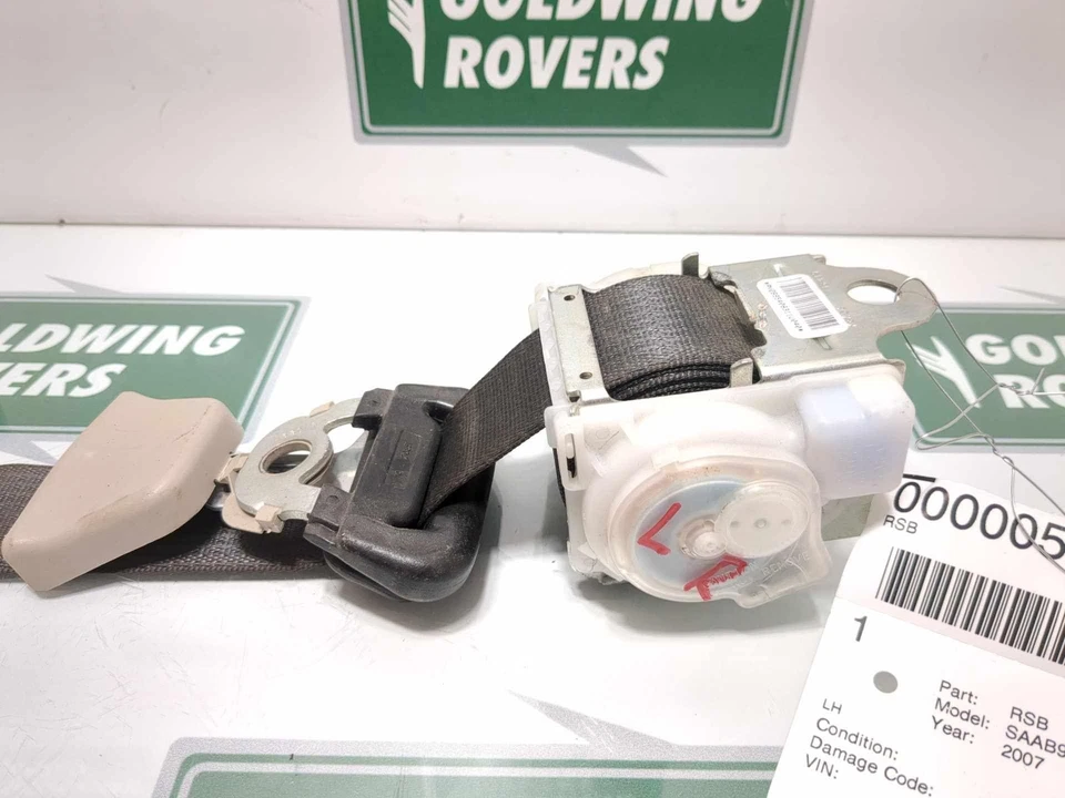 05-09 Tensor de cinturón de seguridad trasero izquierdo para conductores Saab 9-7x OEM 6 meses de garantía Foto 3 de 4