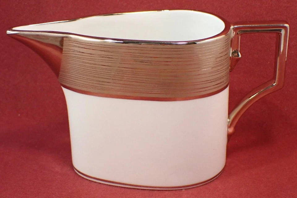 RICHARD GINORI GOLD PLATED LUNA MILK JUG / CREAMER ITALY UNUSED - Image 3 of 4