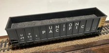 Walthers Gold Line HO Union Pacific UP 49553 Bethgon Coal Gondola Black Loose
