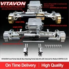 VITAVON Front & Rear Steering Portal Axle Kit with Internals For Redcat VERTEX-6