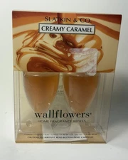 The White Barn Candle Co  CREAMY CARAMEL Wallflowers Fragrance Bulbs RARE Unused