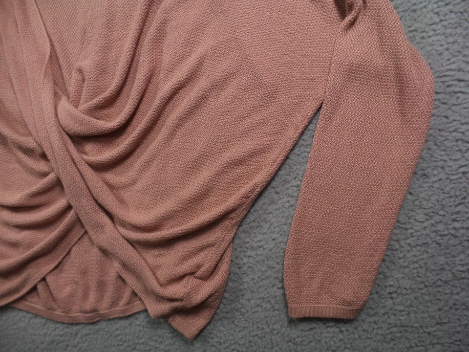 Suéter prAna Mujer Talla Mediana Rosa Narciso After Yoga Manga Larga Twist Foto 4 de 4