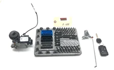 2018-2019 CHEVROLET SUBURBAN ENGINE ECU KEY REMOTE LOCK START SWITCH SET OEM.