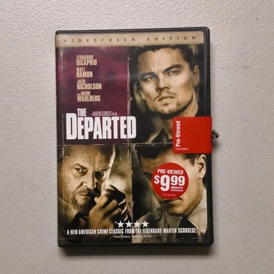 Warner Bros Pictures The Departed DVD Widescreen Crime Drama DiCaprio Damon