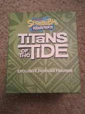 New SpongeBob Titans of the Tide Diorama Figure Preorder Bonus Rare Unopened box