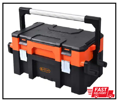 TACTIX Portable Tool Box, Professional Grade Construction 22.75 in.