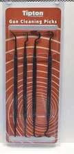 Tipton 4 piece Polymer Gun Cleaning Picks Kit Tools - 549864