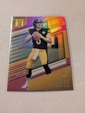 2022 Panini Donruss Elite Kenny Pickett Steelers Pink Parallel RC #101