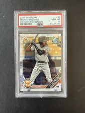 2019 Bowman Chrome Prospects Marco Luciano Rookie #BCP-82 PSA 10 Giants