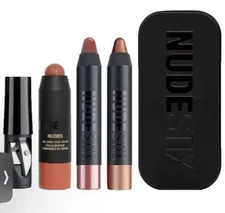 Nudestix Sunkissed Nudes Mini 3 Piece (Pulse/Rustic grotto/Sunkissed) New