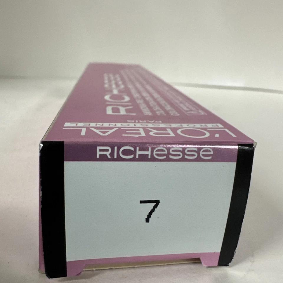 Loreal Richesse Amoníaco Libre Acondicionador Crema Color #7 RUBIO OSCURO Foto 2 de 4