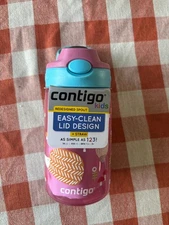 Contigo Kids Plastic Water Bottle with Redesigned AUTOSPOUT Straw - Hedgehog