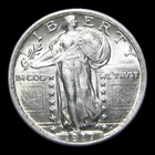 1917 Type 2 Standing Liberty Quarter Silver Gem BU FH Condition Coin ---- #KK434