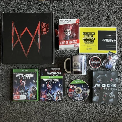 Watchdogs Legion PR / Press Kit Xbox Series X|S VERY RARE Ubisoft + Steelbook - Image 1 of 4