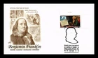 US COVER BENJAMIN FRANKLIN POSTMASTER 300TH ANNIVERSARY OF BIRTH FDC ARTCRAFT
