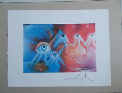 Lithographie, Salvador Dali " Argos " , signée et numérotée - Photo 1/4