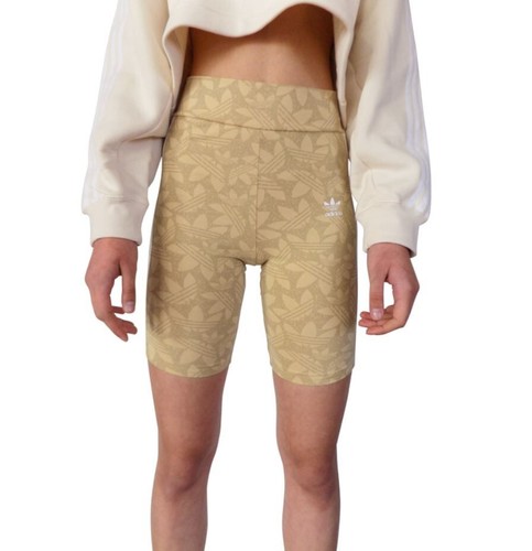 NEW ADIDAS ORIGINALS GIRLS 3 STRIPE TREFOIL CYCLING SHORTS ~ YOUTH LARGE HC7068 - Picture 3 of 8