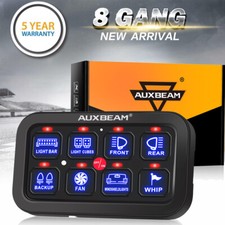 AUXBEAM 8 Gang Switch Panel Marine/Boat Toggl...