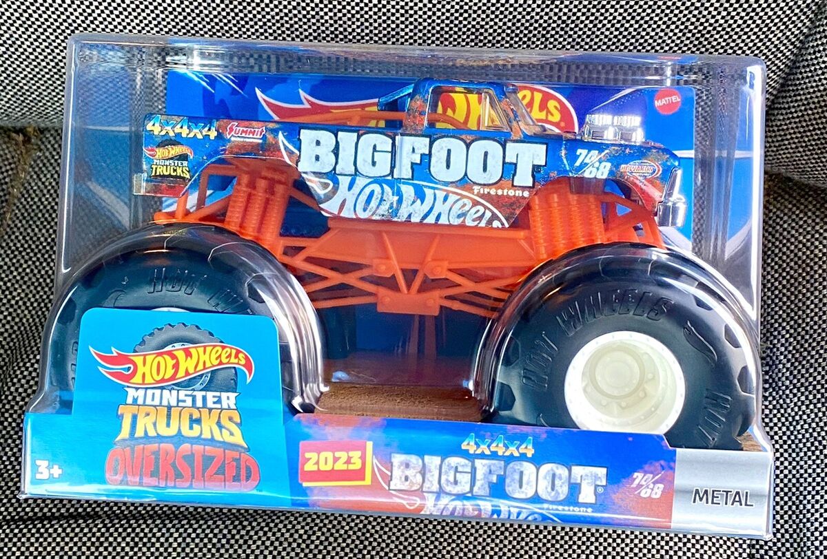 Hot Wheels Monster Trucks Oversized Bigfoot 124 Diecast Car Mattel