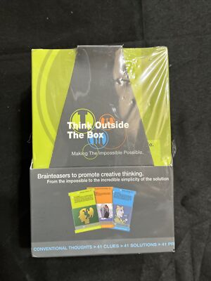 NEW Think Outside the Box - unique cards Game Kit develops creative thinking