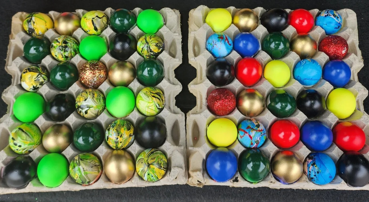 Confetti Filled Easter Eggs Cascarones 5 doz HandPainted Cinco De Mayo