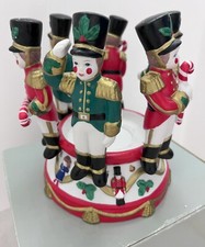 Partylite P7703 Christmas 5 Toy Soldier single Candle Holder