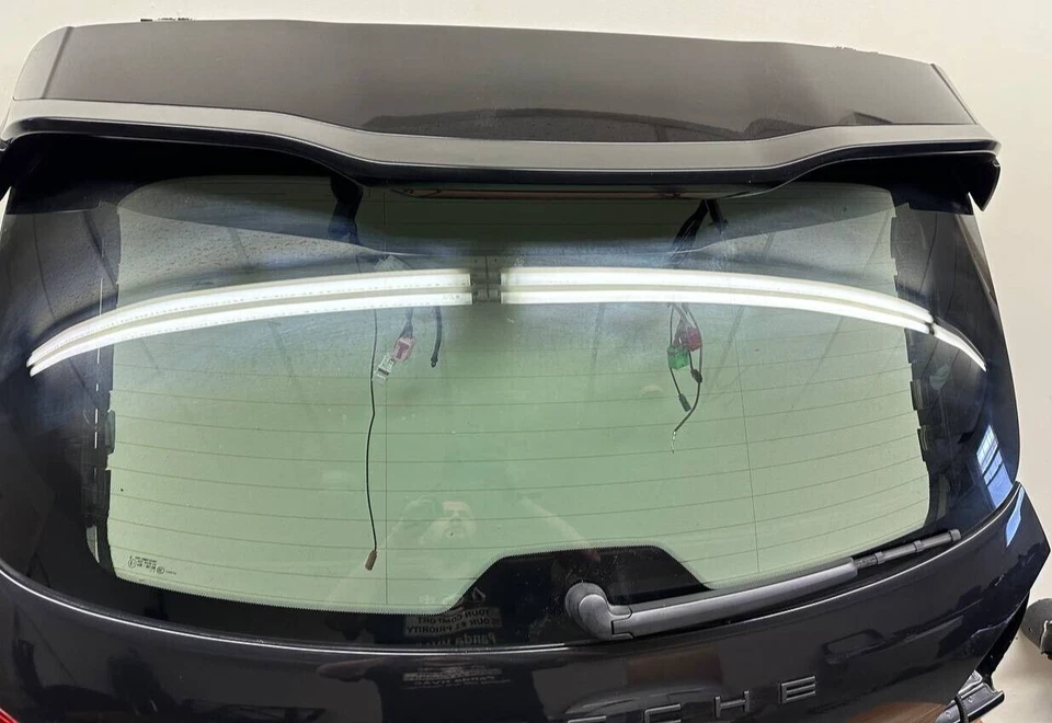 11-14 Porsche Cayenne 958 Trunk Lid Liftgate Tailgate Hatch Shell BLACK - Image 2 of 4