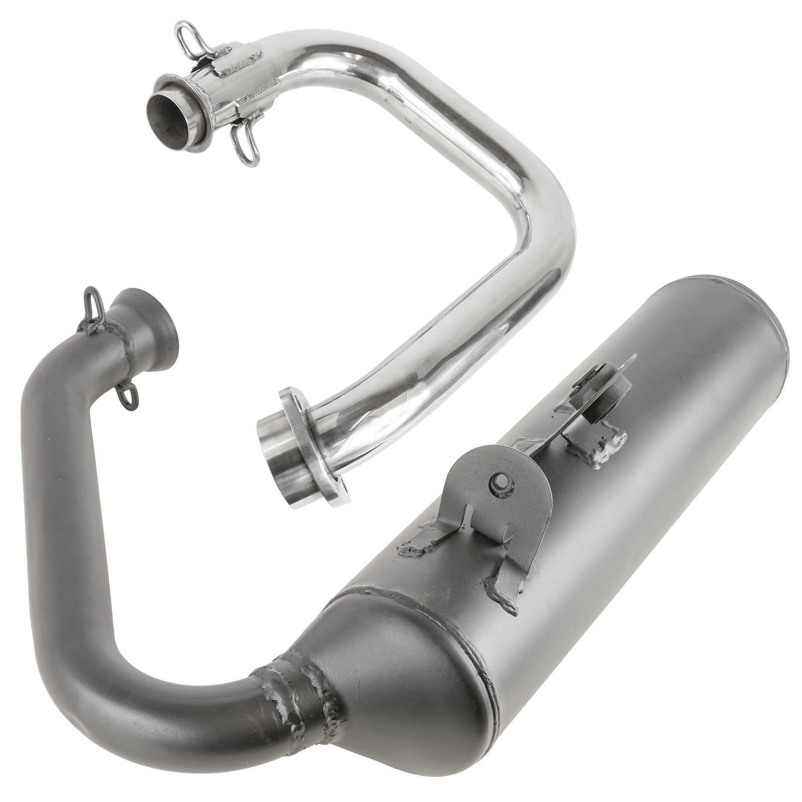 Exhaust Muffler and Pipe for Yamaha Viking 700 YXM700 4X4 2014 2015