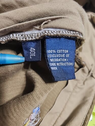 Polo Ralph Lauren Men 40L Corduroy Pants Fly Fishing Embroidered - Picture 13 of 13