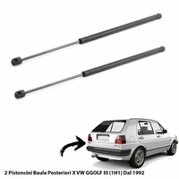 2 Gasfedern Kolben HeckträGer GepäCk X VW Golf III (1H1) Von 1992