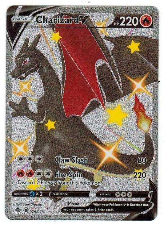Shiny Charizard V 079/073 Champion's Path Secret Rare PACK Shiny Charizard V 079/073 Champion's Path Secret Rare PACK