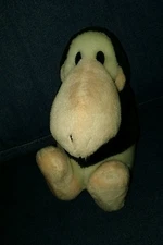 1982 Dakin Washington Post Opus Plush Penguin Toy Comic Strip Red Bow Tie 8"