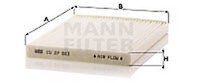 CU 27 003 Mann-Filter Filter, Innenraumluft FüR Volvo