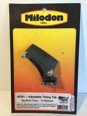 MILODON BBC Timing Pointer - 7in Balancer P/N - 65761 Big Block Chevy