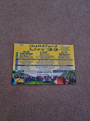 TNEWM106 ADVERT 5X8 GUILDFORD LIVE '99 : JOOLS HOLLAND, THE SAW DOCTORS