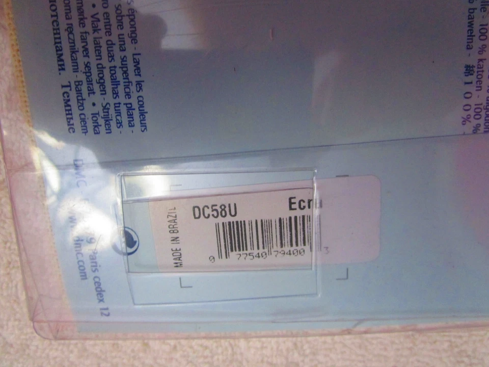 DMC Evenweave Needlework Fabric Ecru 25 Count ~20” x 27” - Image 3 of 4